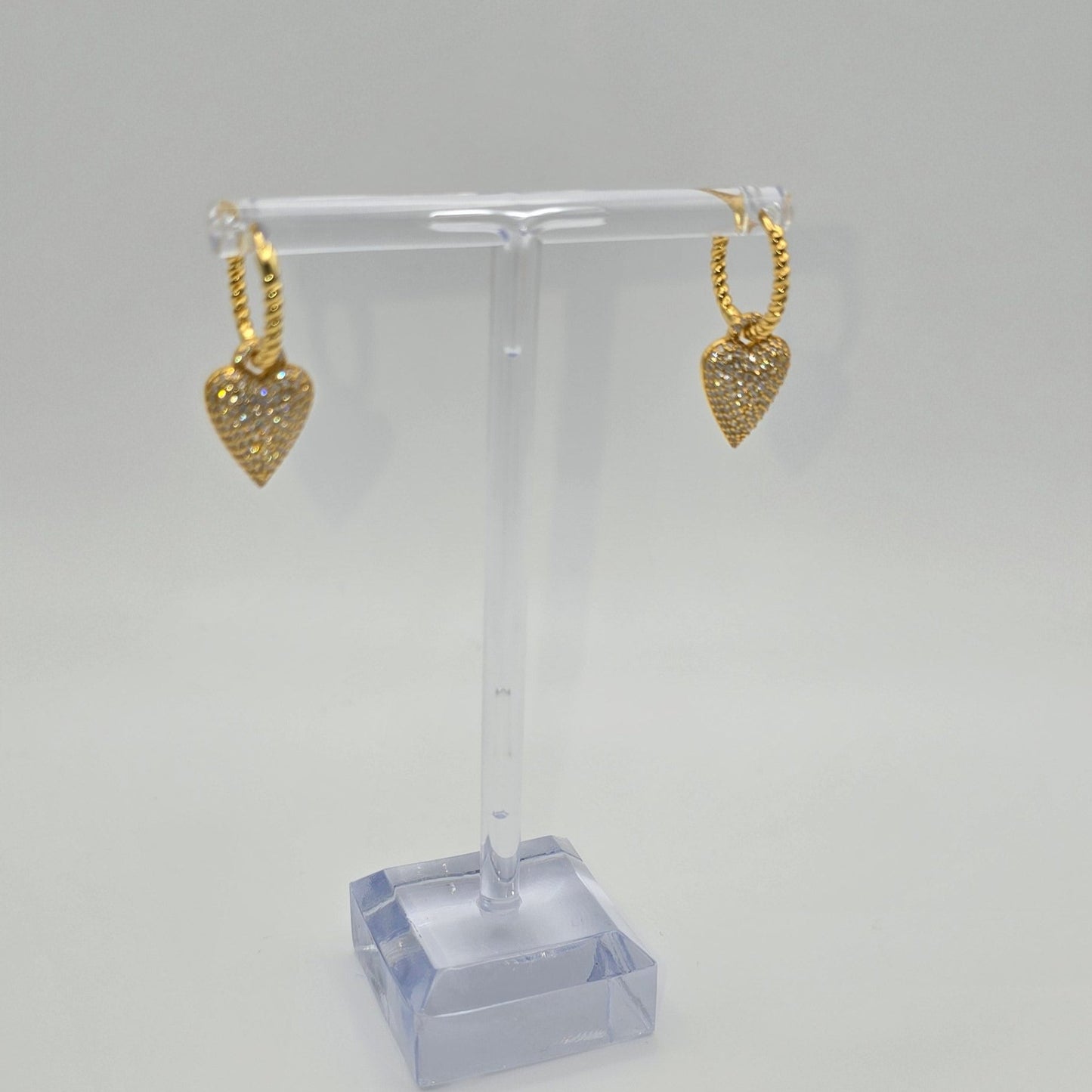 Pendientes Aros Corazón