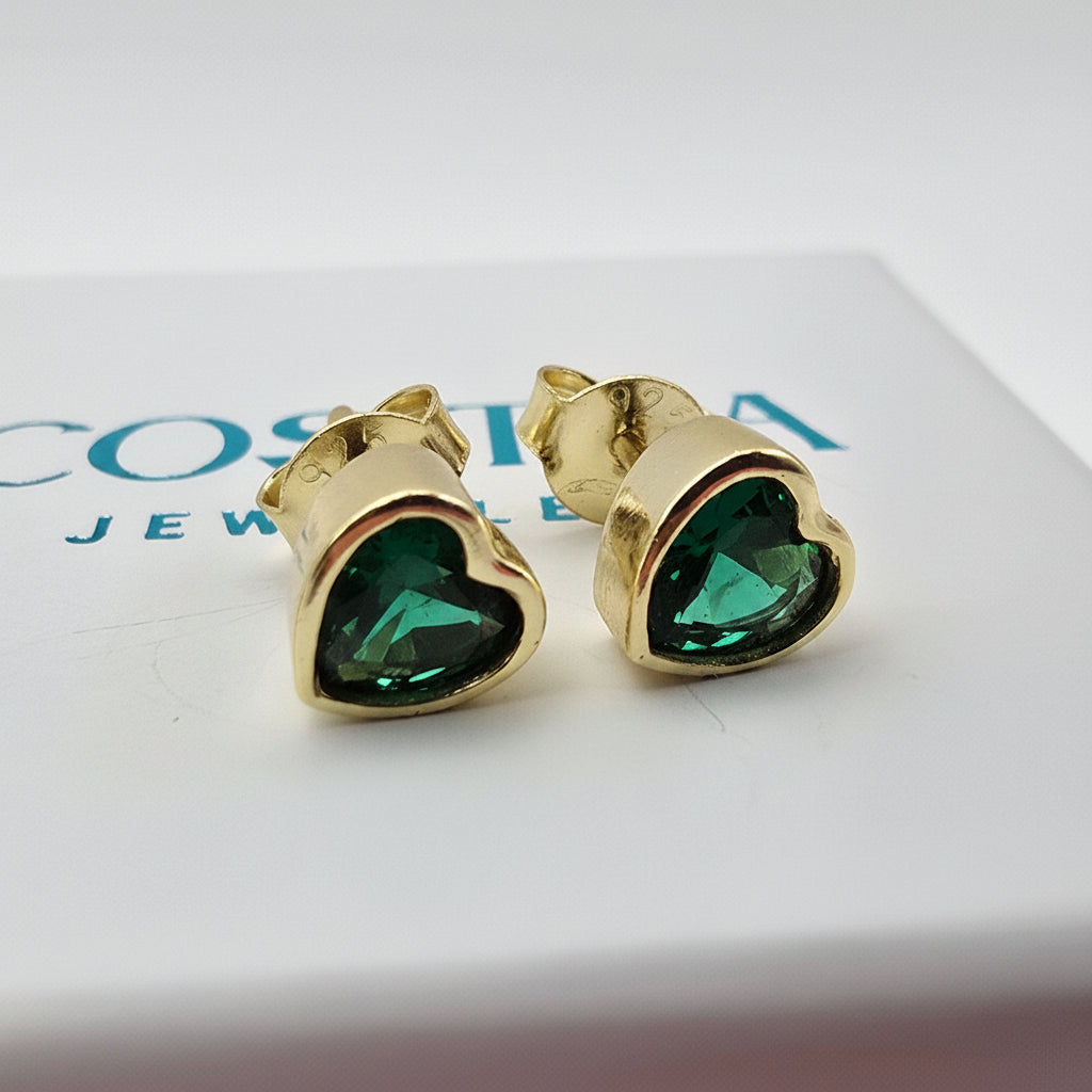 MINI EMERALD HEARTS