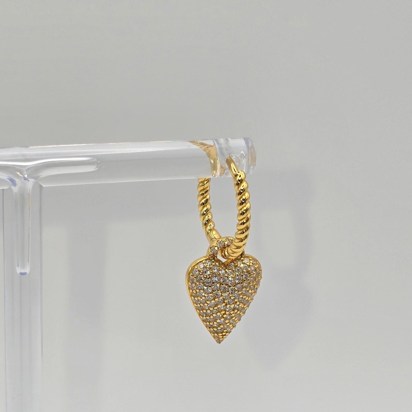 Pendientes Aros Corazón
