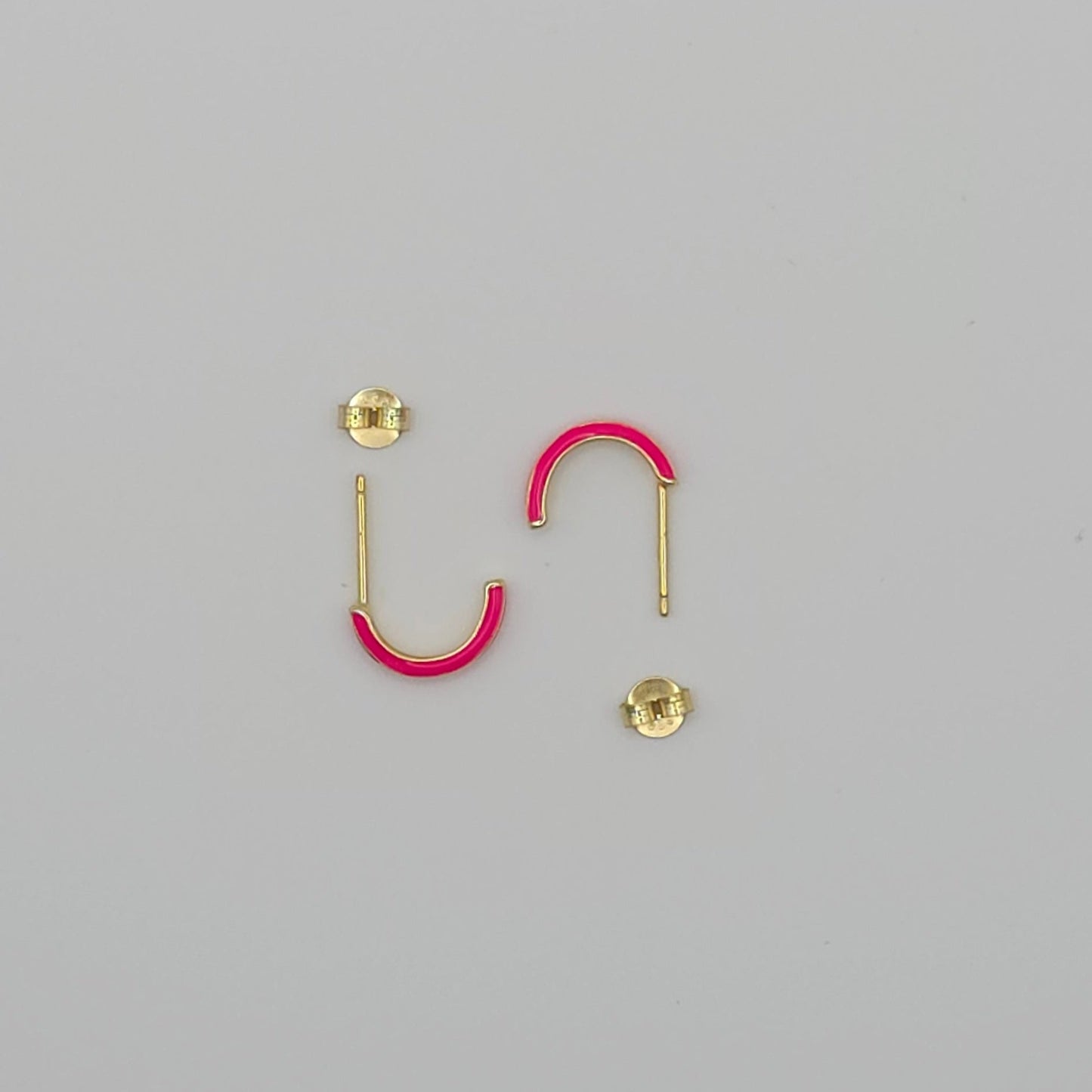 Aros pequeños abiertos de colores