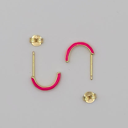 Aros pequeños abiertos de colores