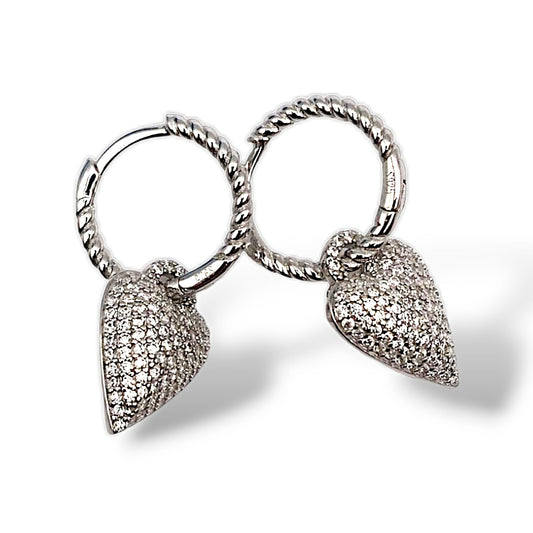 ANILLOS LARGOS DE CORAZÓN