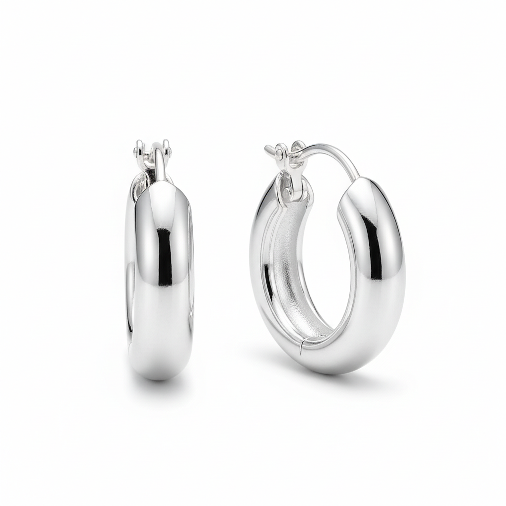 MEDIUM  OVAL HOOPS